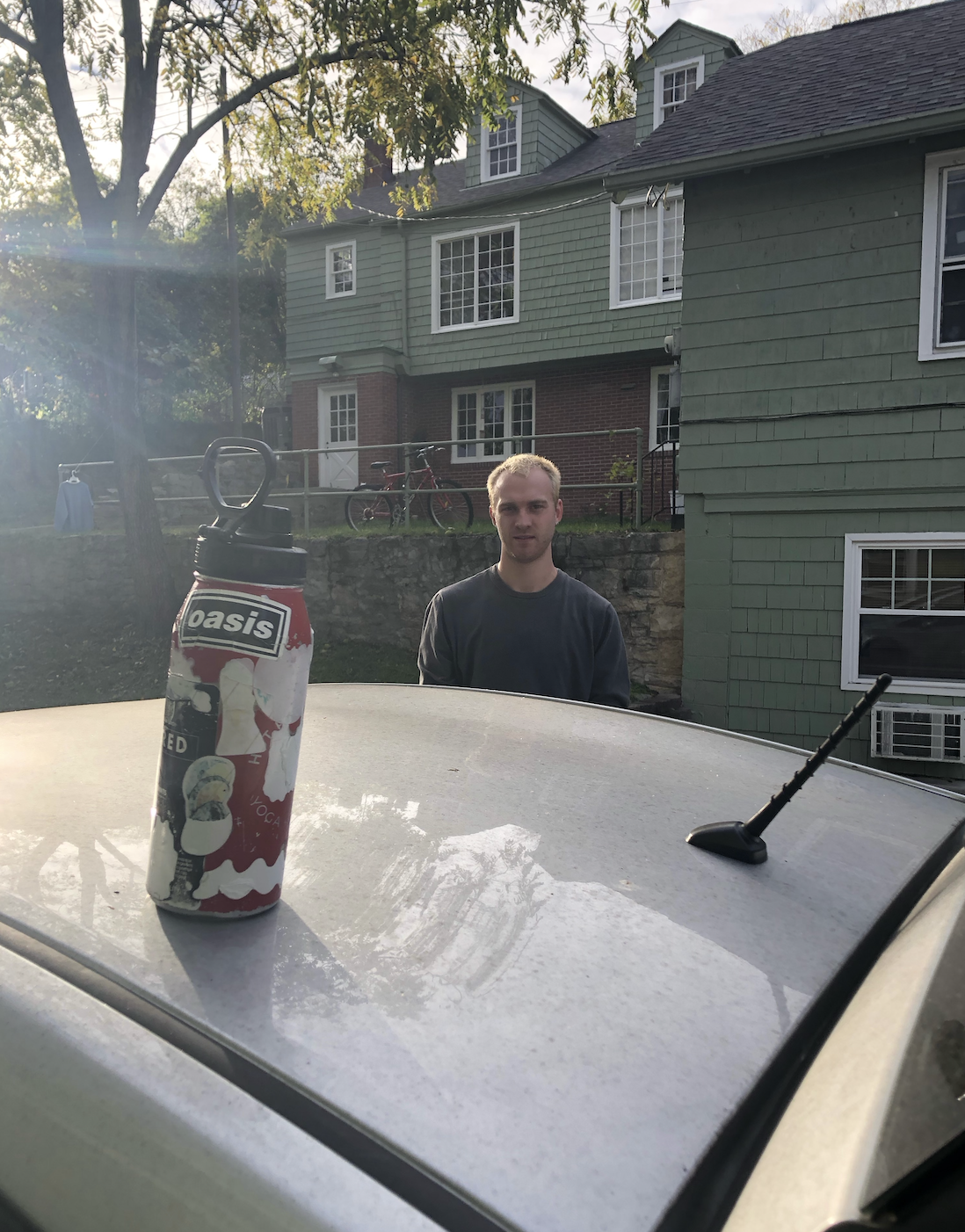 Matthias and Henry's water bottle